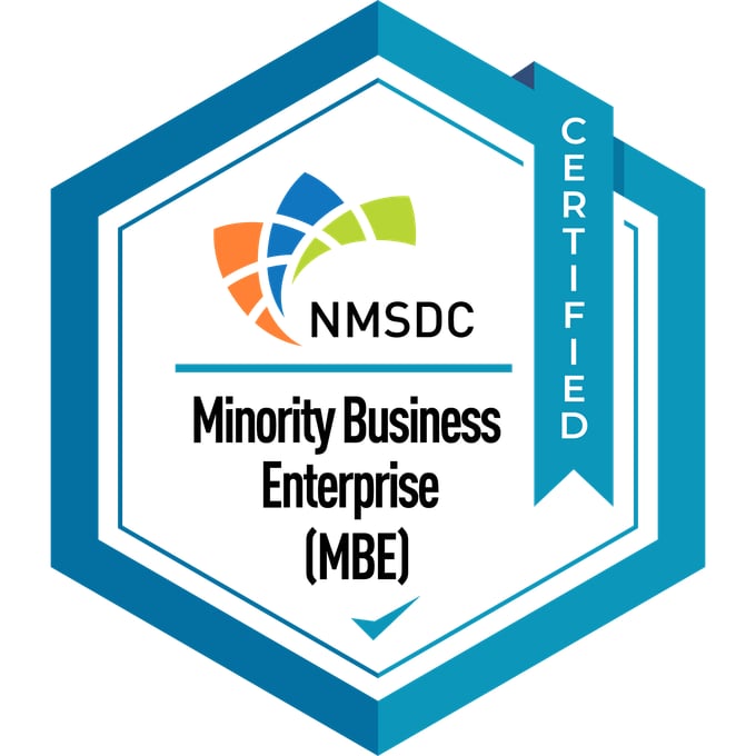 NMSDC Certified Minority Business Enterprise (MBE) badge for Third Elite Group LLC.
